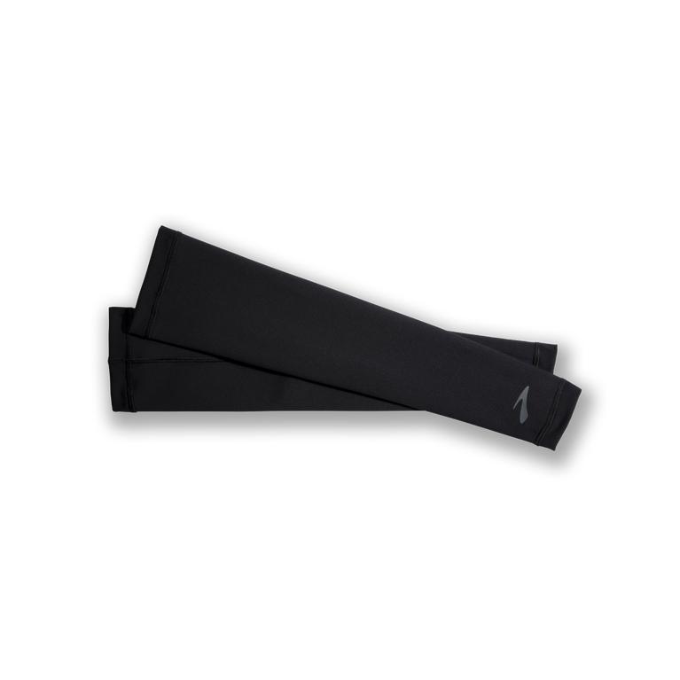 Brooks Source Midweight - Mens Arm Warmers - Black (48215VAUX)